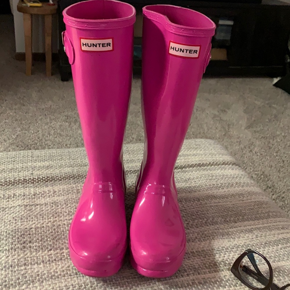 Kids Hunter boots size 4
